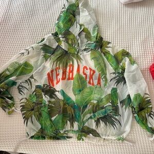 Off-White Tropical Leaf Print Jacket